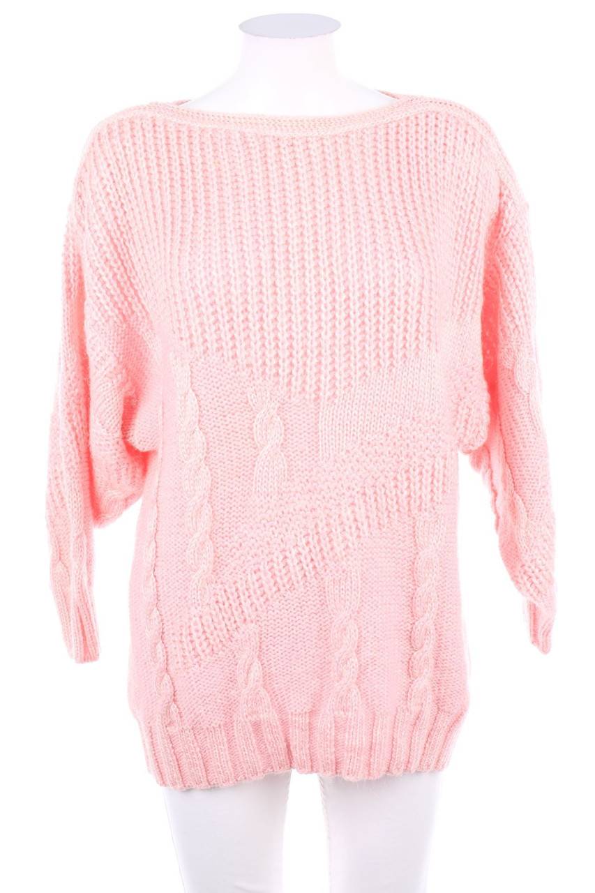 Carou SOLYNE PARIS Glitzer-Vintage-Strick-Pullover