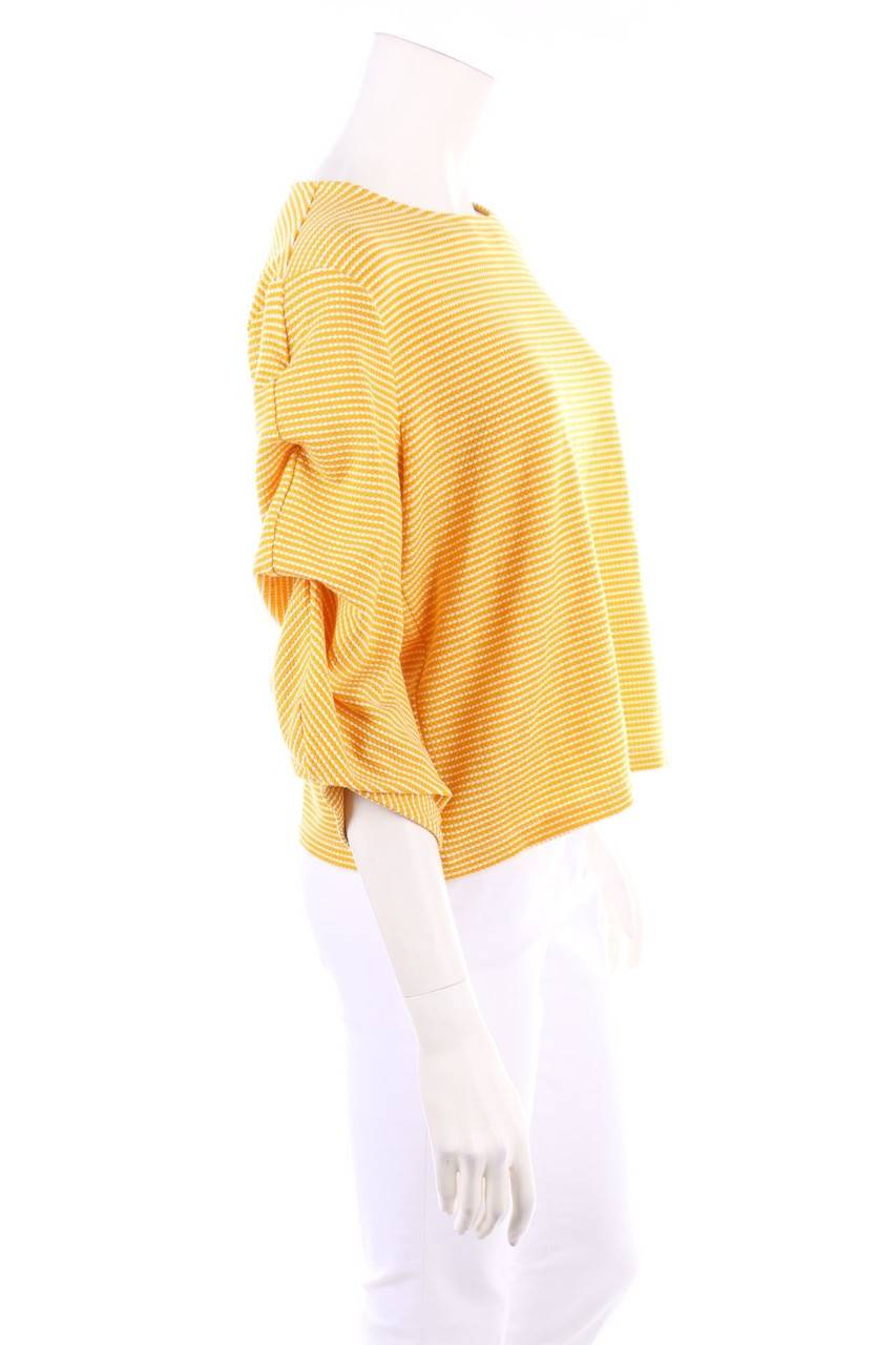 Carou Someday. 3/4-Arm-Shirt Mit Raffungen