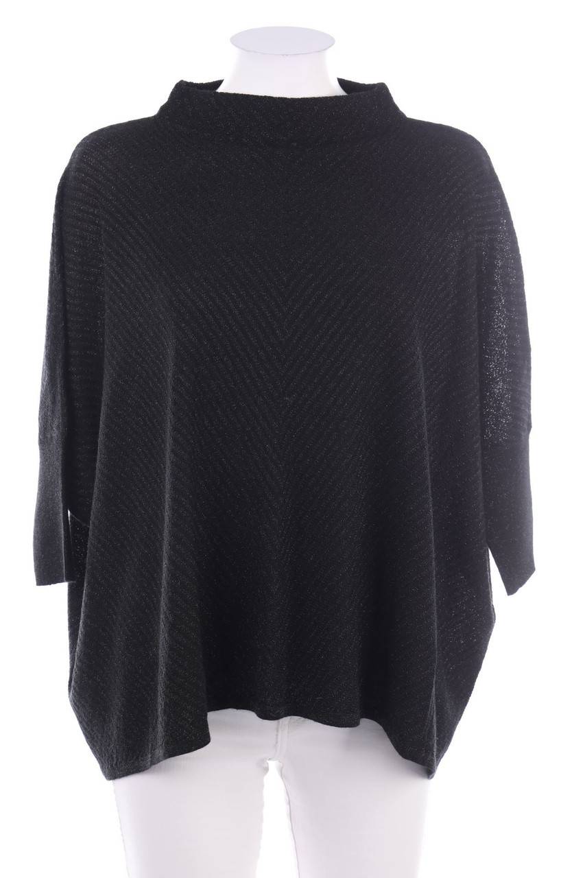 Carou someday. Glitzer-Batwing-Pullover mit Wolle