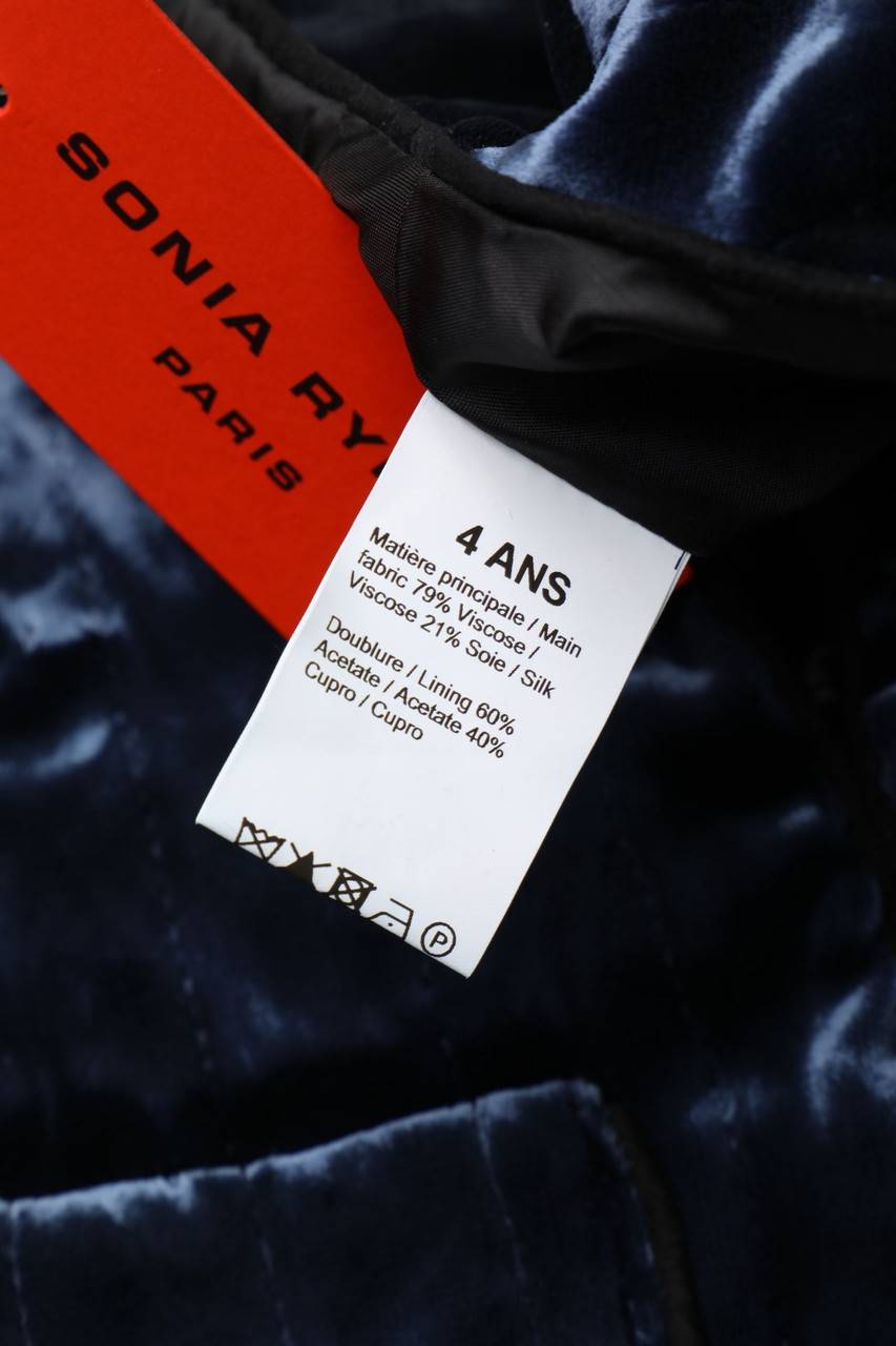 Carou SONIA RYKIEL Samt-Jacke Mit Seide