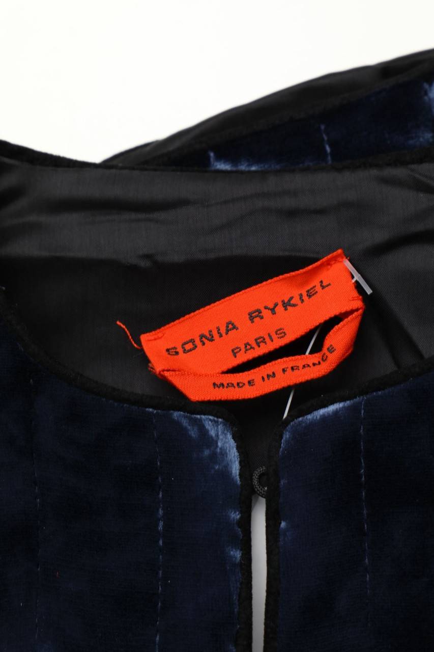 Carou SONIA RYKIEL Samt-Jacke Mit Seide