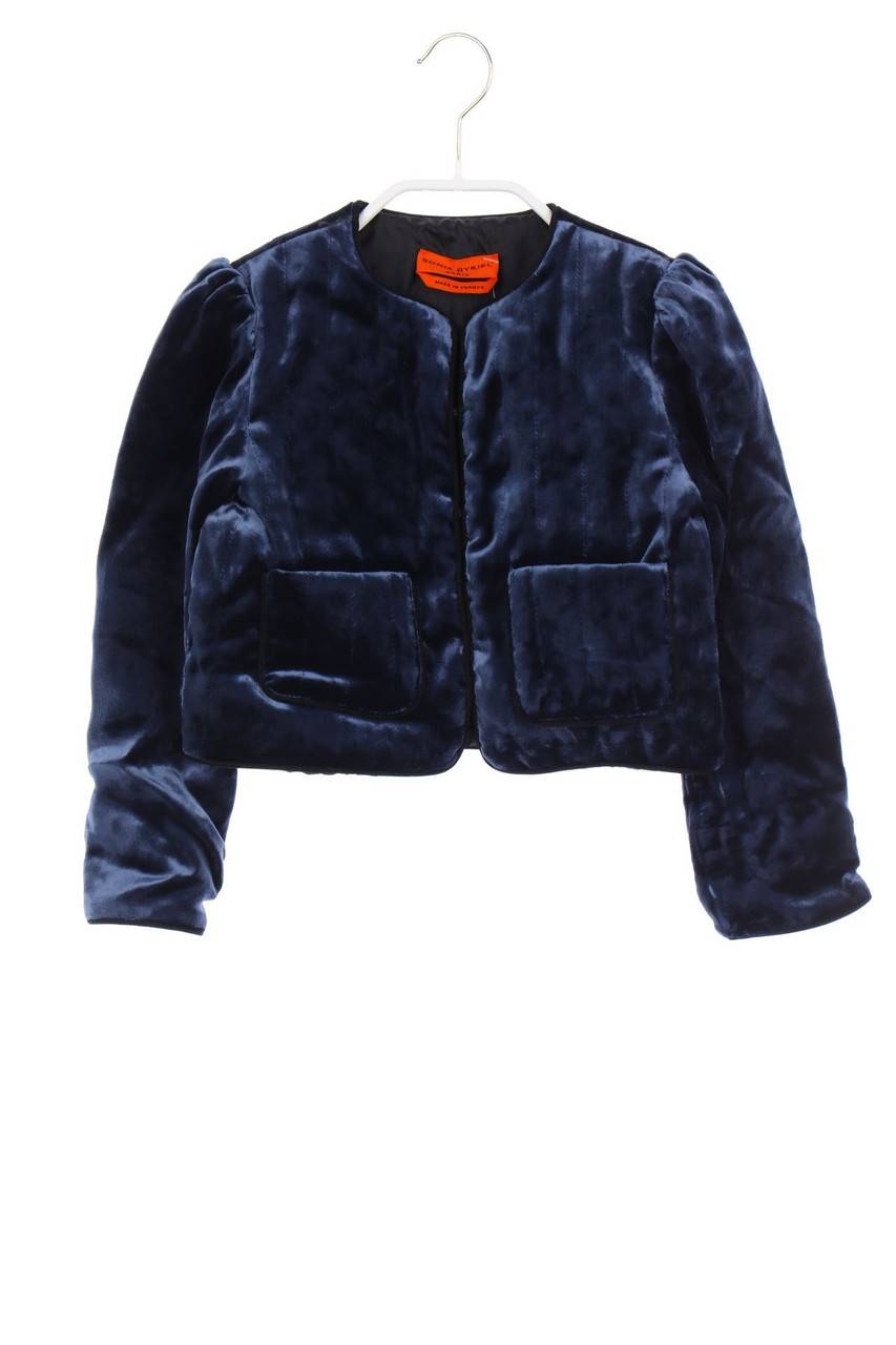 Carou SONIA RYKIEL Samt-Jacke mit Seide