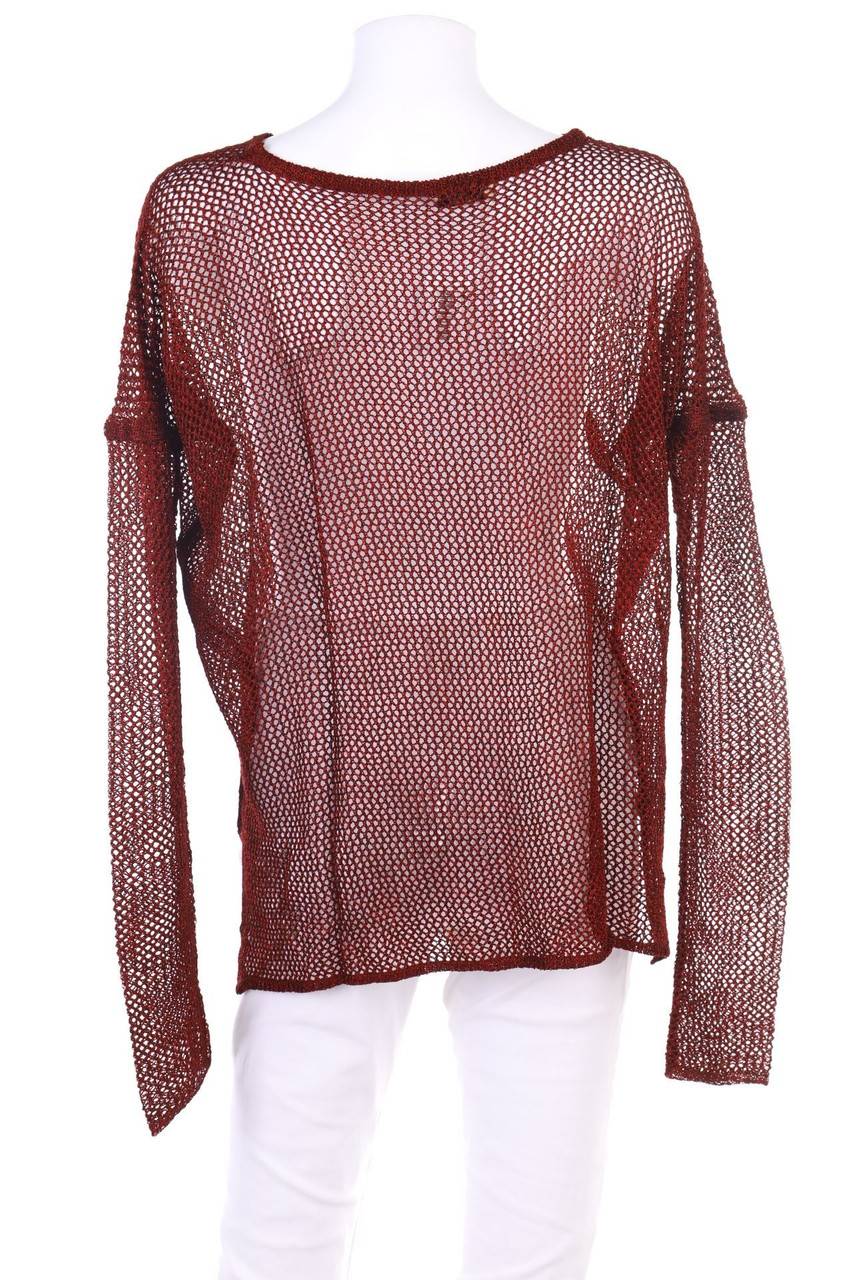 Carou SOON Vokuhila-Oversize-Strick-Pullover