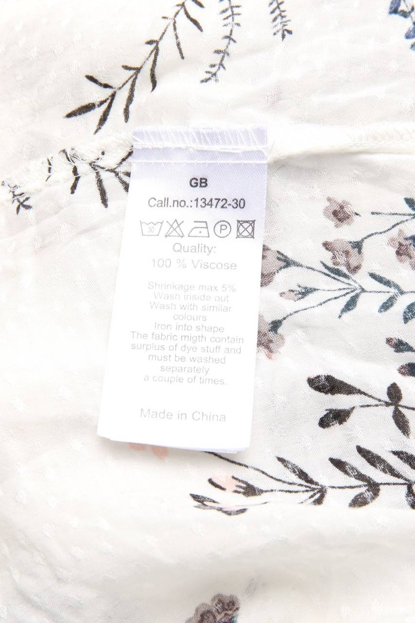Carou Soyaconcept Kurzarm-Bluse Mit Blumen-Print