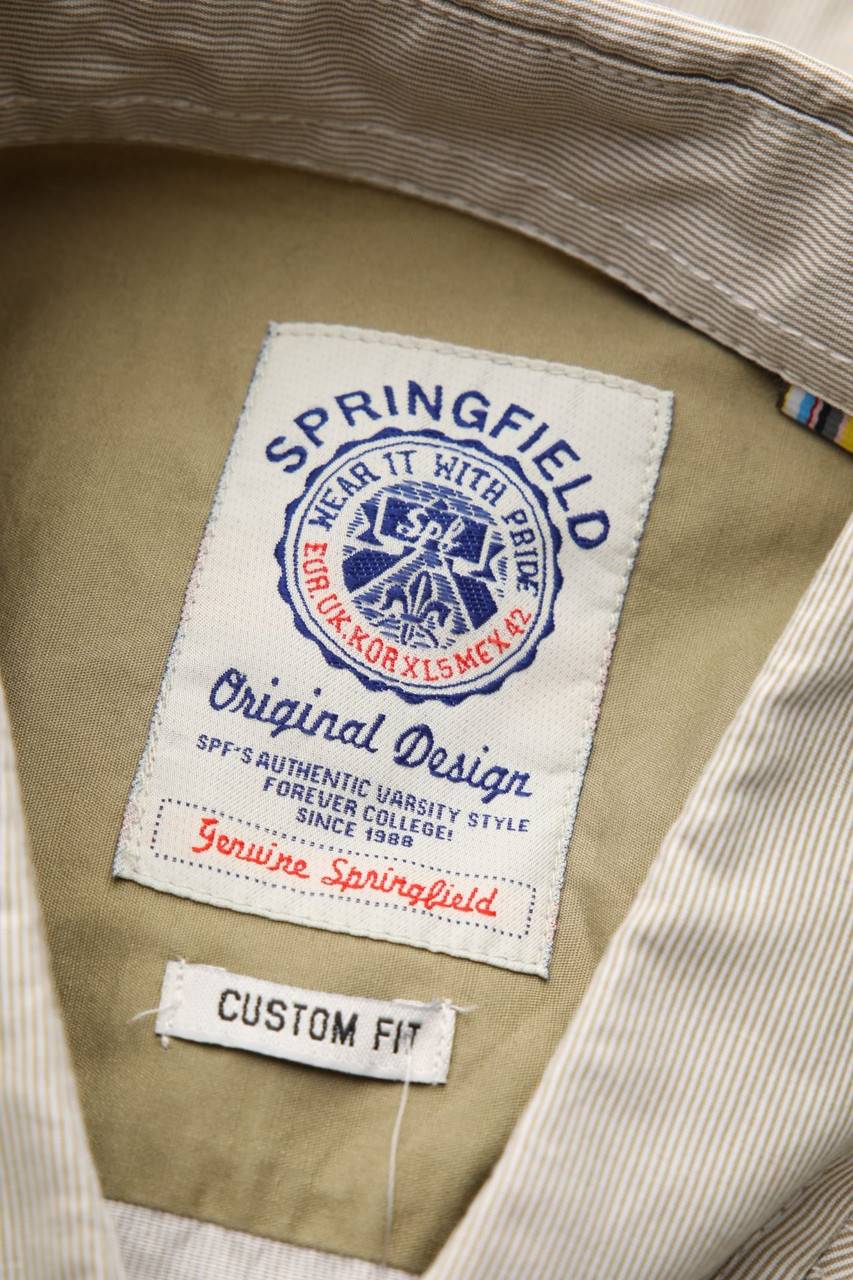 Carou SPRINGFIELD Kurzarm-Hemd Casual Streifen