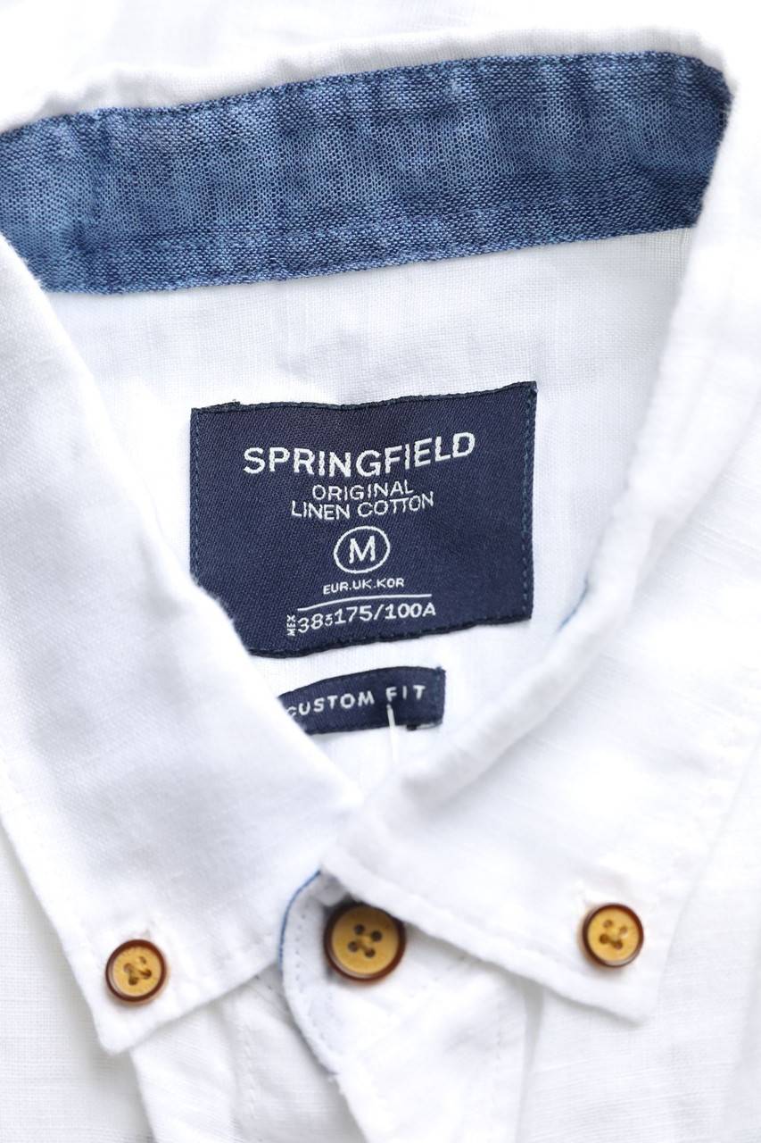 Carou SPRINGFIELD Kurzarm-Hemd Mit Logo-Stickerei