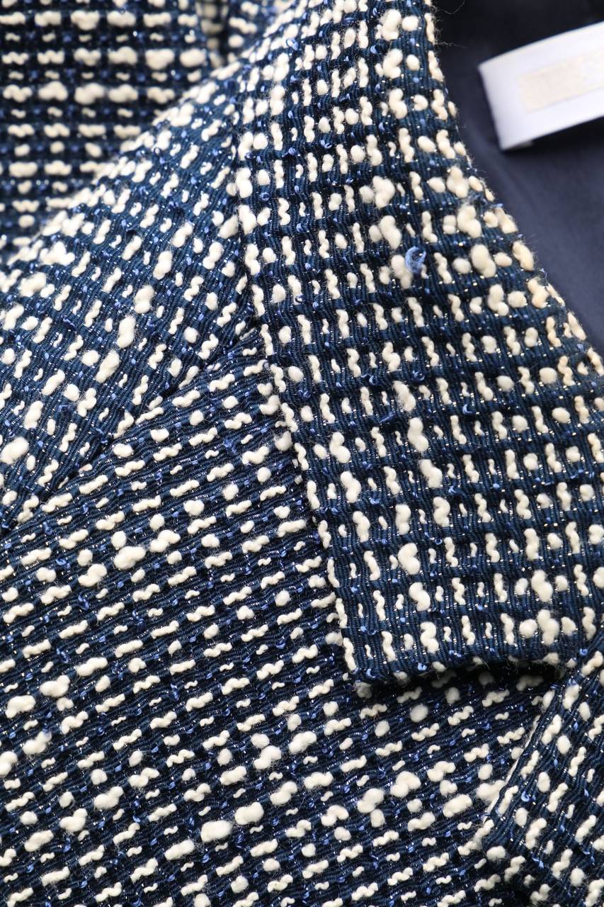 Carou ST. EMILE Bouclé-Blazer Mit Metallic-Effekt