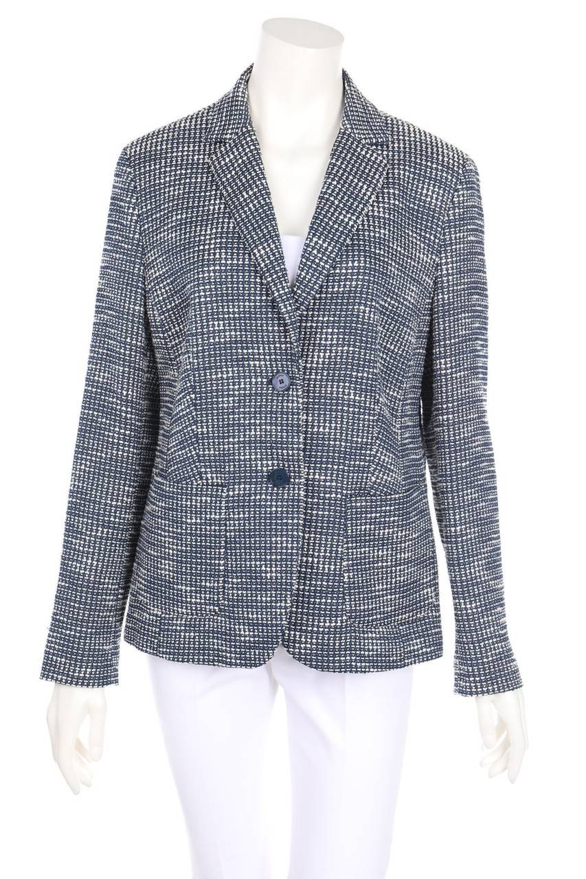 Carou ST. EMILE Bouclé-Blazer mit Metallic-Effekt