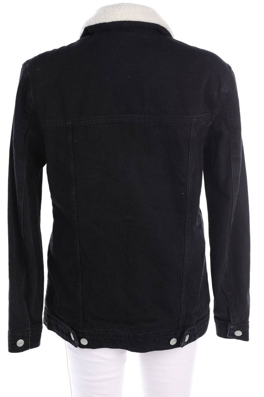 Carou Stradivarius Jeans-Jacke Mit Teddy-Futter