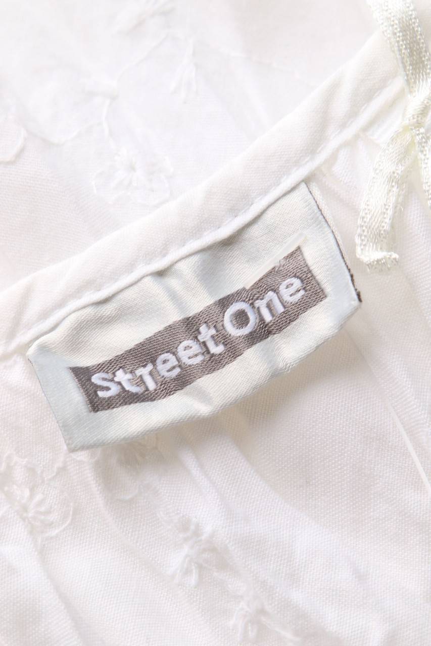 Carou Street One Kurzarm-Bluse Mit Floralem Muster