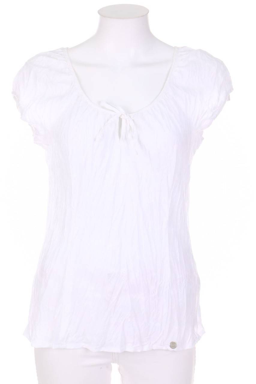 Carou Street One Kurzarm-Bluse mit floralem Muster