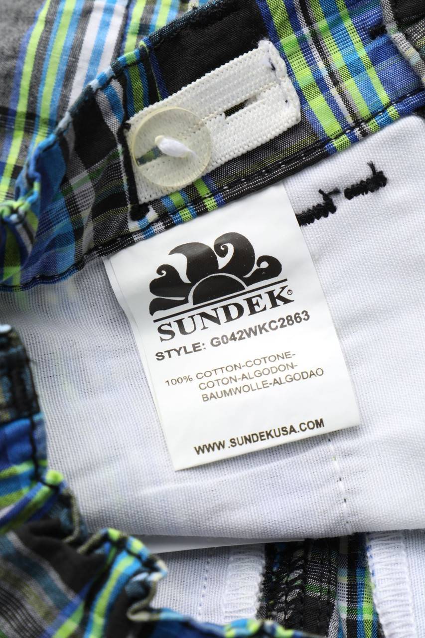 Carou SUNDEK Shorts Mit Karo-Muster
