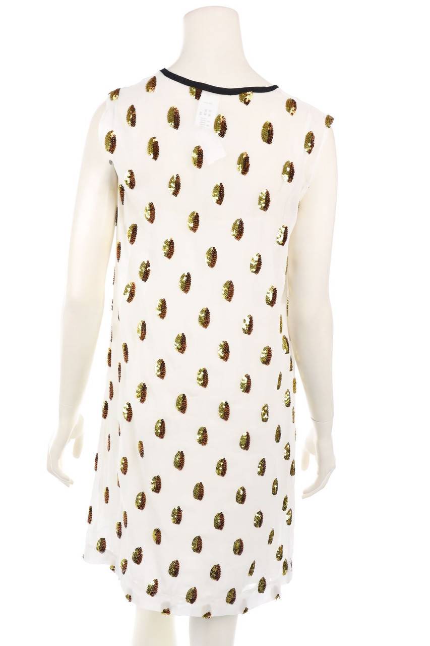 Carou Suoli Chiffon-Shift-Kleid Mit Pailletten