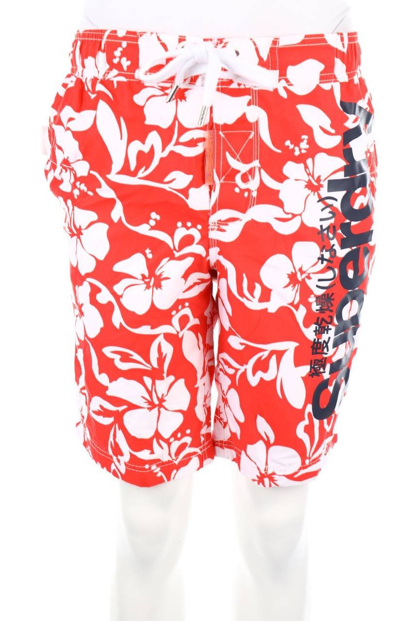 Carou Superdry Schwimm-Shorts mit Blumen-Print