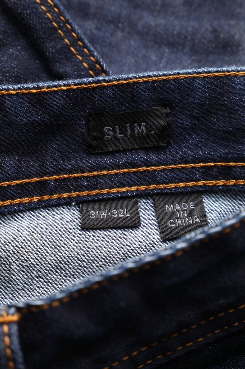 Carou Superdry Slim Jeans Mit Logo-Patch