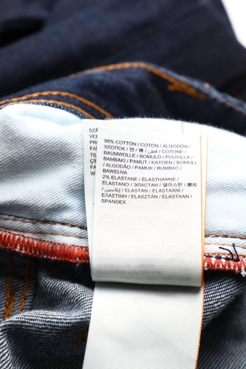 Carou Superdry Slim Jeans Mit Logo-Patch