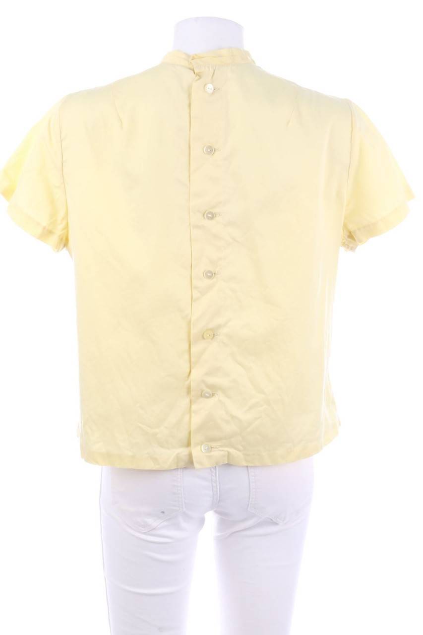 Carou Swiss Kurzarm-Bluse Mit Stickereien