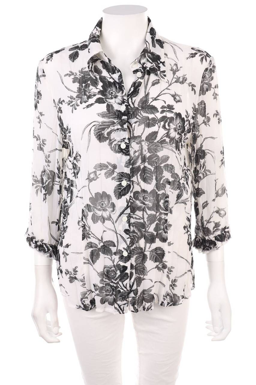 Carou TAIFUN Hemd-Bluse mit 3/4-Ärmel