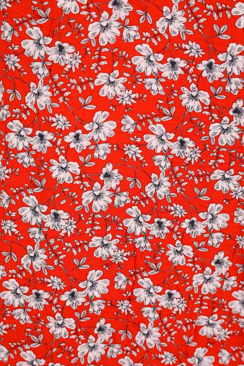 Carou TAIFUN Kurzarm-Bluse Mit Blumen-Print