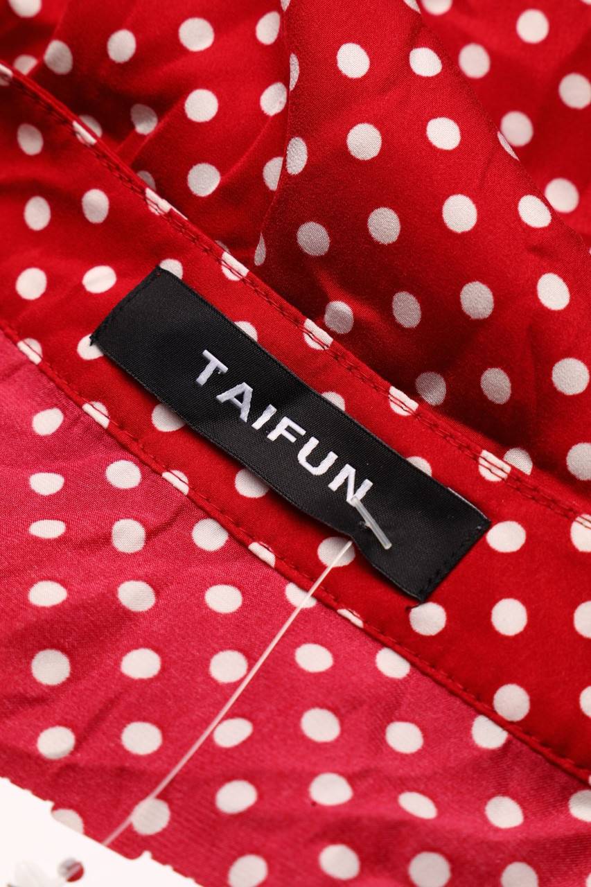 Carou TAIFUN Kurzarm-Bluse Mit Polka Dots