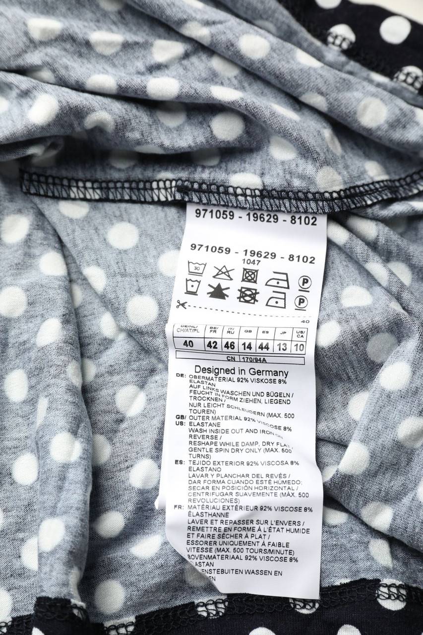 Carou TAIFUN Kurzarm-Bluse Mit Punkten
