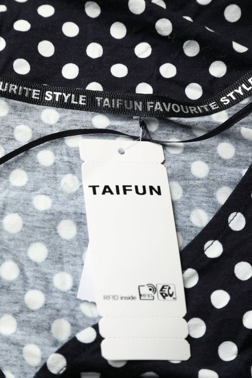 Carou TAIFUN Kurzarm-Bluse Mit Punkten