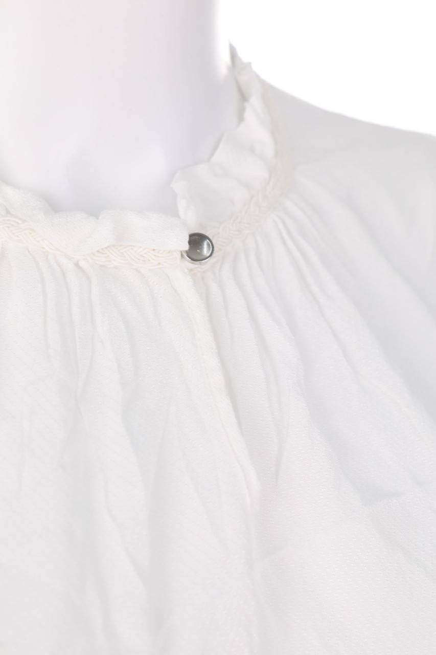 Carou TAIFUN Kurzarm-Bluse Mit Rüschen