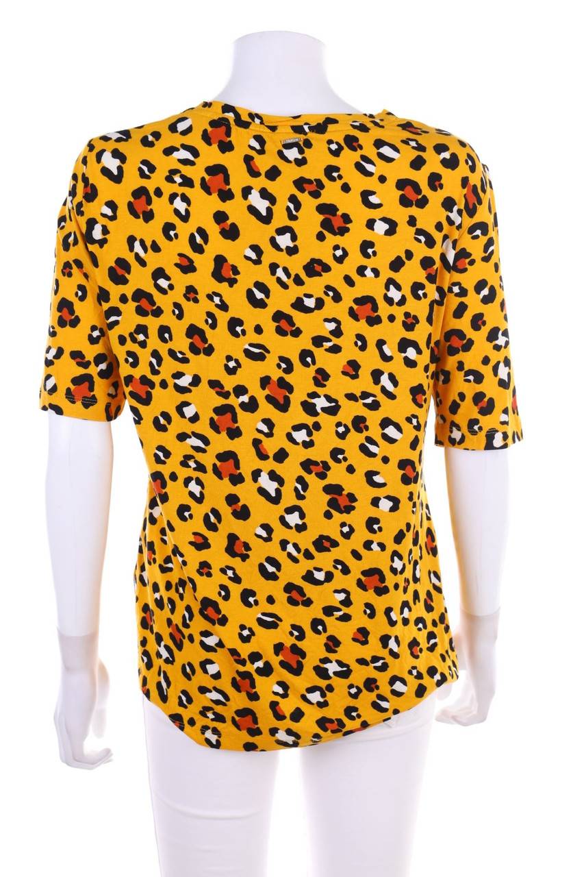 Carou TAIFUN Kurzarm-Shirt Mit Leo-Print