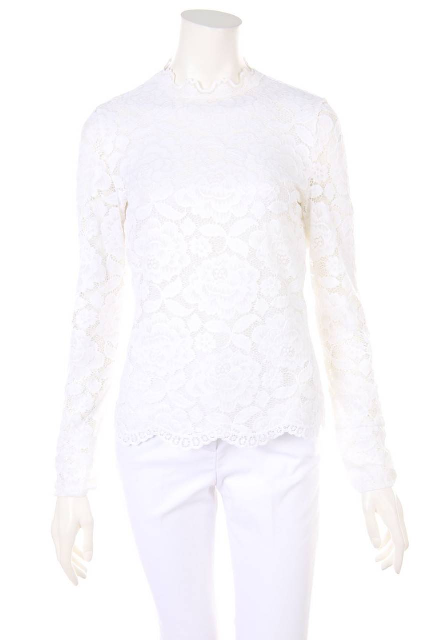 Carou TAIFUN Longsleeve-Shirt aus Spitze