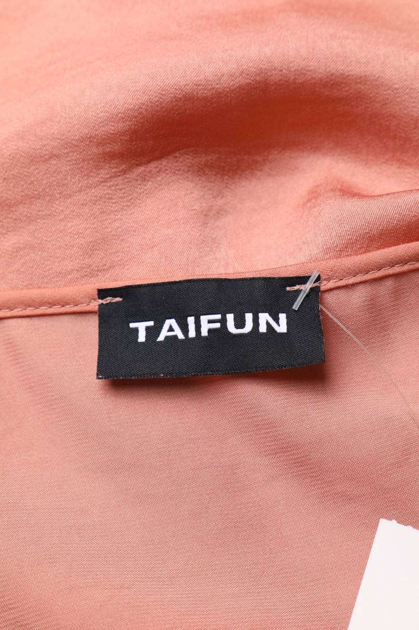 Carou TAIFUN Satin-Kurzarm-Bluse Mit Perlen