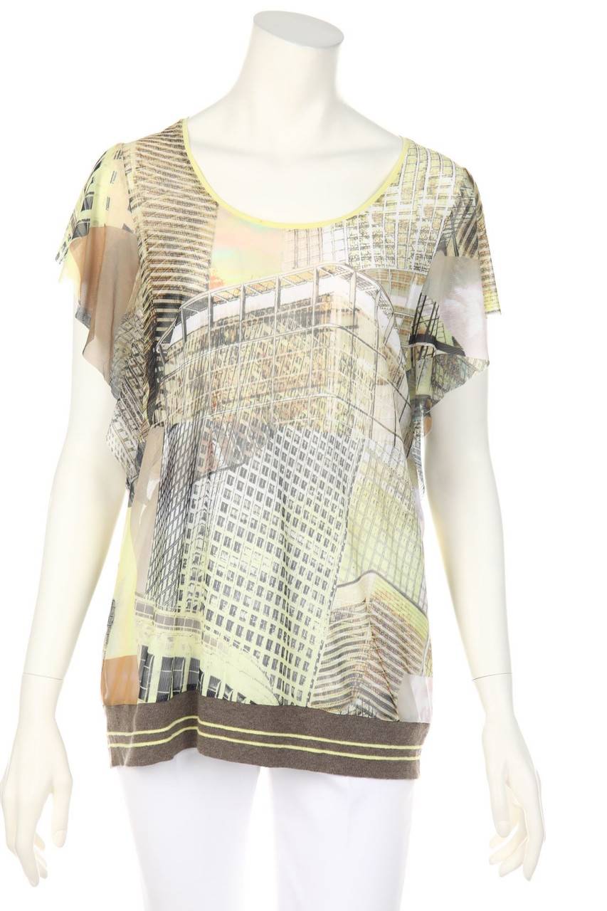 Carou TAIFUN Top aus Mesh mit Volants
