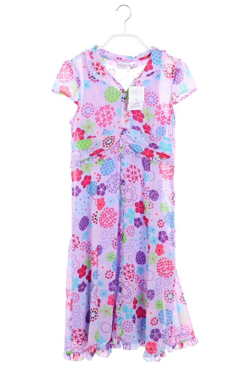Carou TALBOTS Print-Kleid mit Pailletten