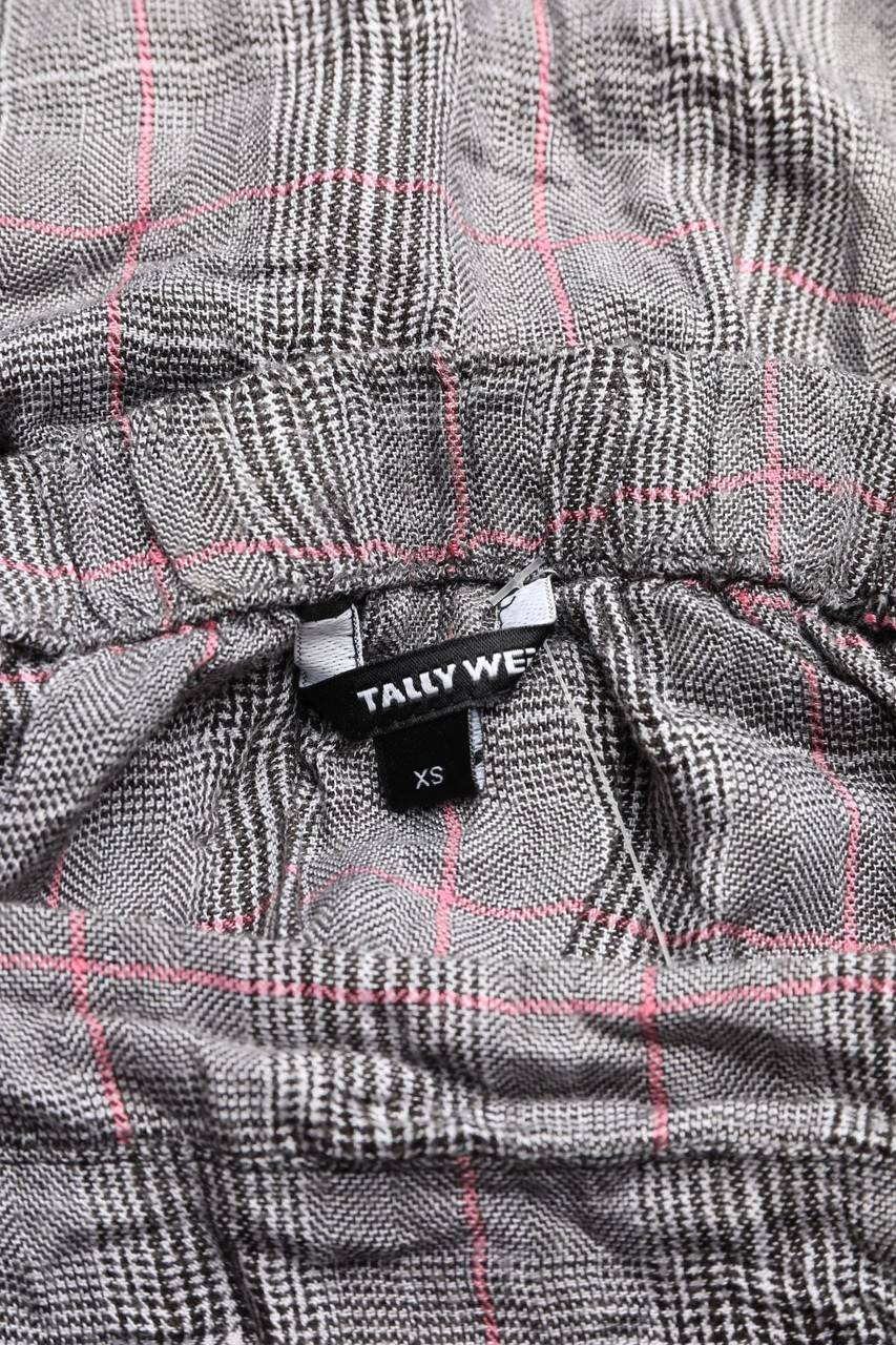 Carou TALLY WEiJL Carmen-Bluse Mit Karo-Muster