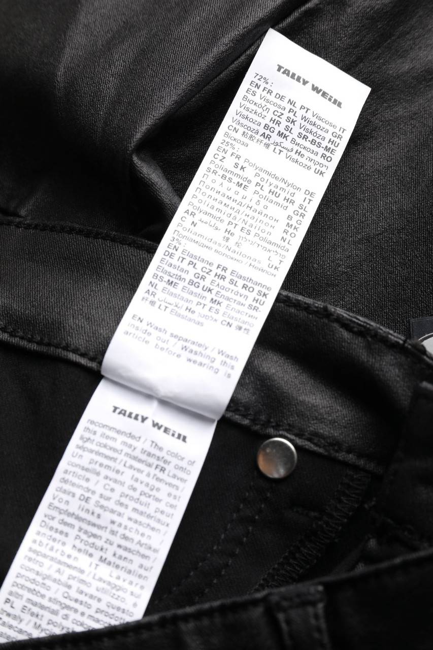 Carou TALLY WEiJL Coated-High Waist-Skinny-Hose