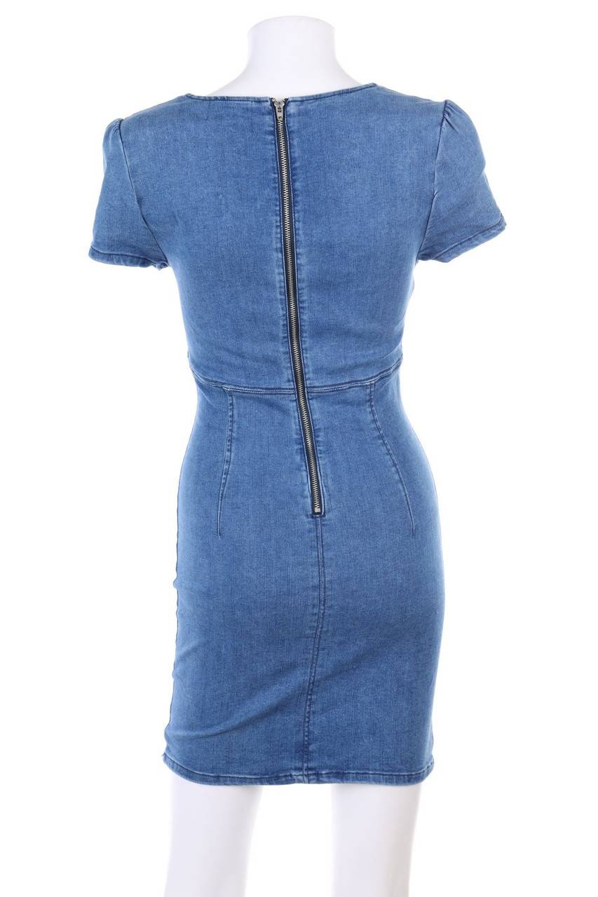 Carou TALLY WEiJL Denim-Minikleid Mit Schnürung