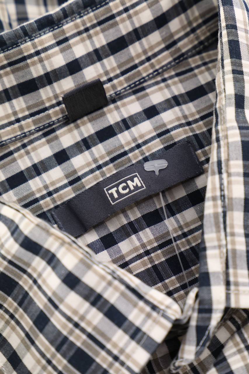 Carou TCM Kurzarm-Hemd Mit Karo-Muster