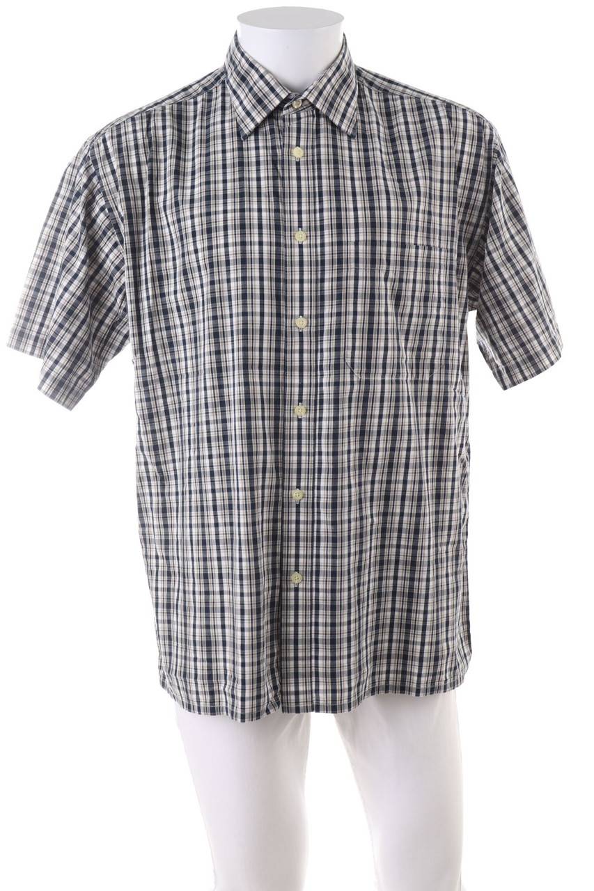 Carou TCM Kurzarm-Hemd mit Karo-Muster