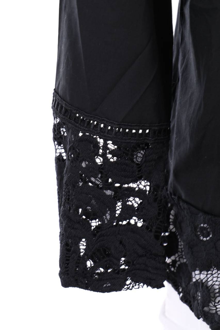 Carou TEZENIS Shirt Aus Jersey Mit Spitzen-Einsatz