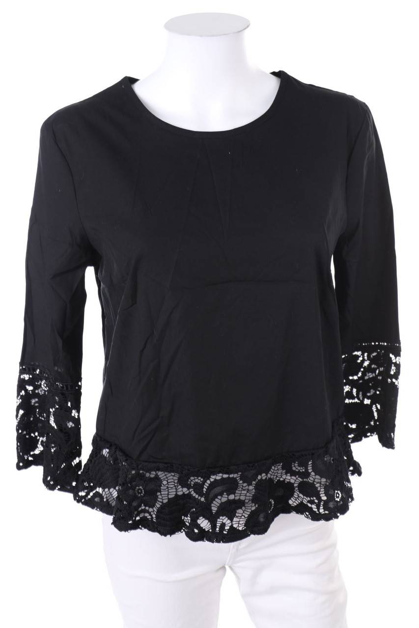 Carou TEZENIS Shirt aus Jersey mit Spitzen-Einsatz