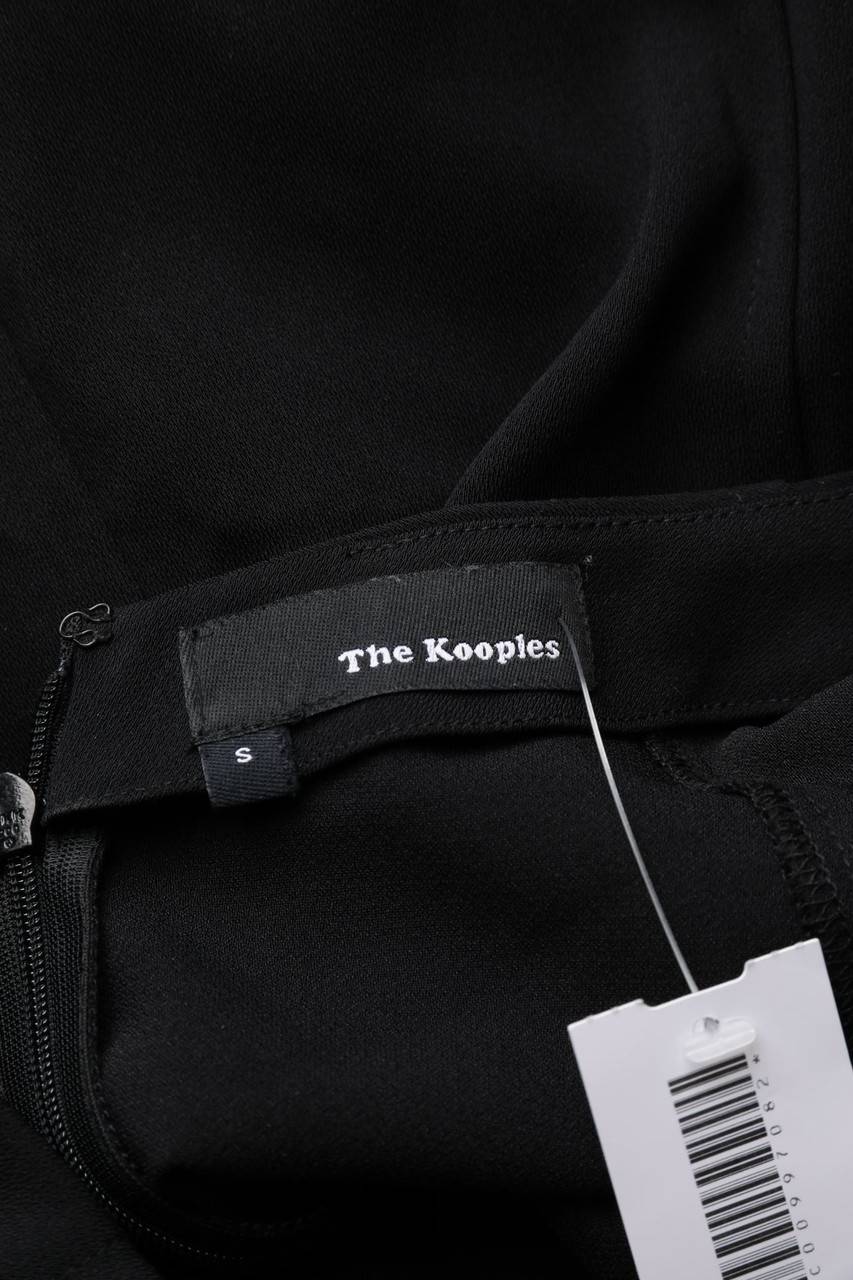 Carou The Kooples Shift-Kleid Mit Leder-Details