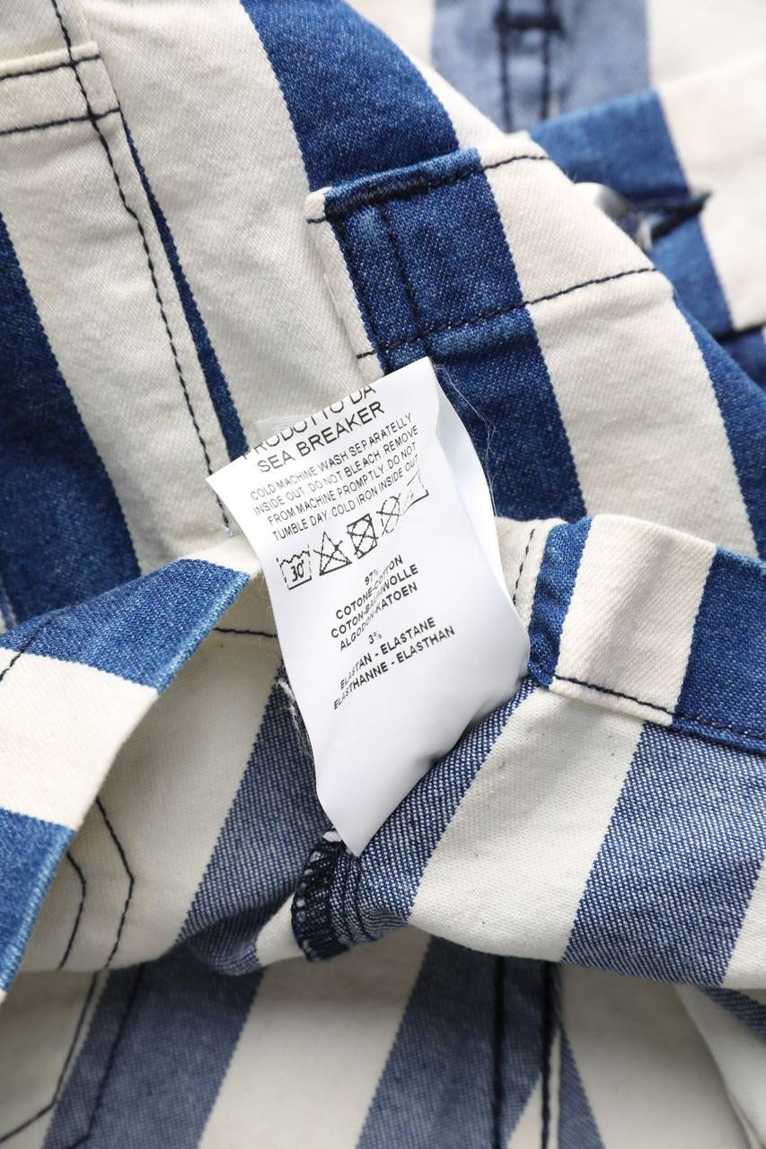 Carou THE Seafarer Jeans-Shorts Mit Streifen