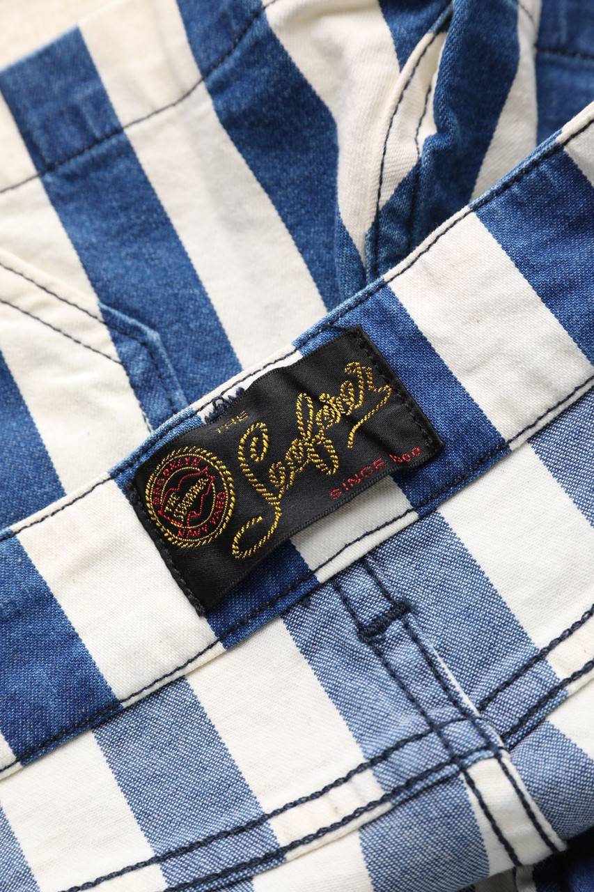 Carou THE Seafarer Jeans-Shorts Mit Streifen