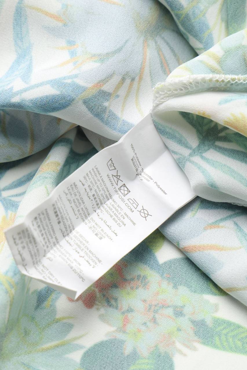 Carou TIFFOSI Carmen-Bluse Mit Tropical Print