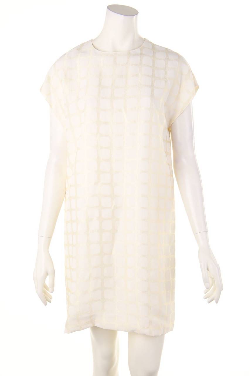 Carou TIZIANA PAVONCELLI Muster-Kleid mit Seide