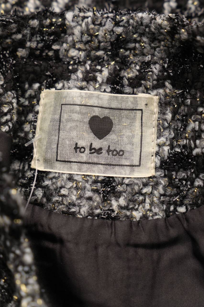 Carou To Be Too Bouclé-Jacke Mit Glitzer