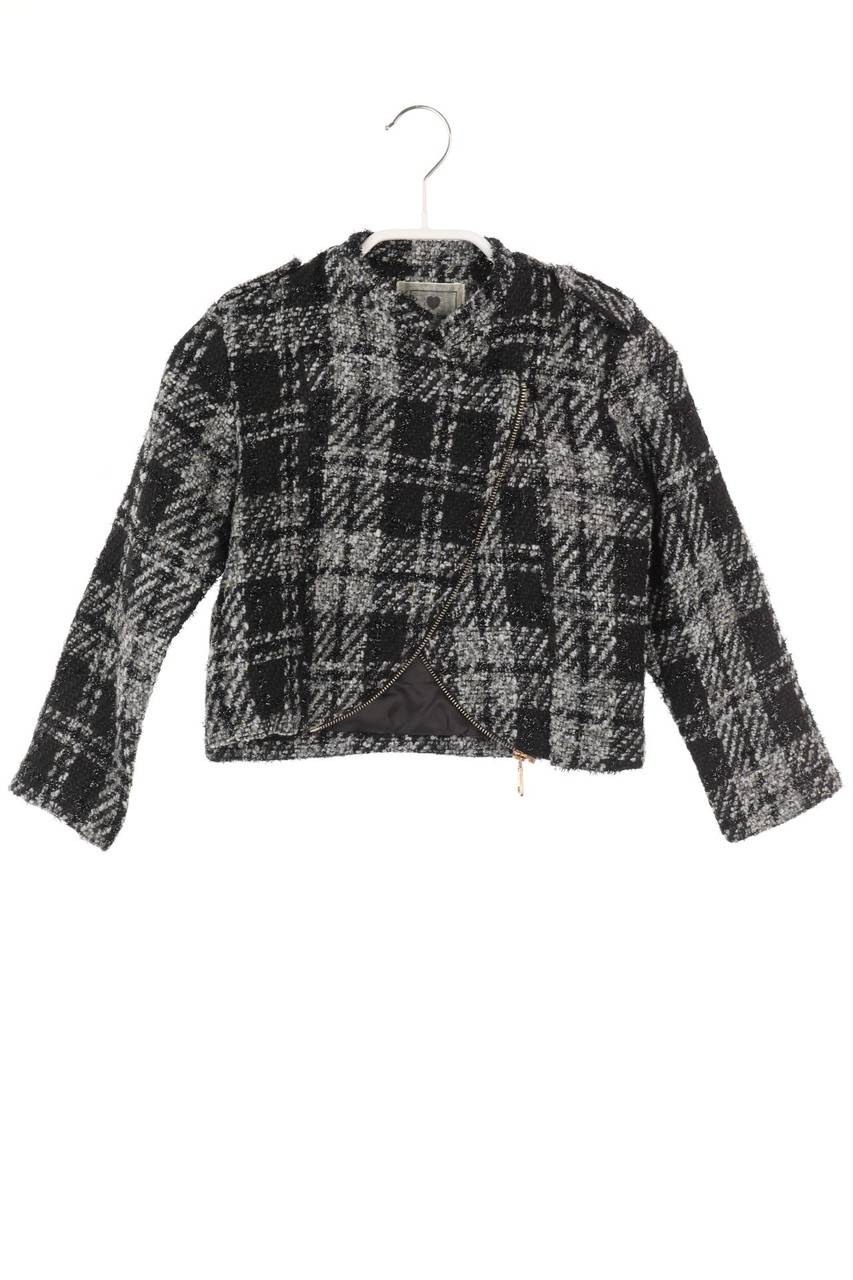 Carou to be too Bouclé-Jacke mit Glitzer