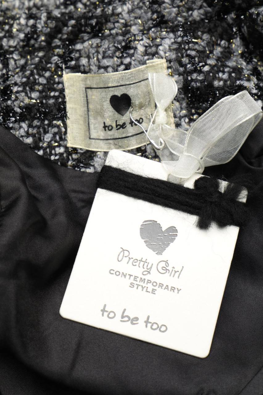 Carou To Be Too Bouclé-Jacke Mit Glitzer