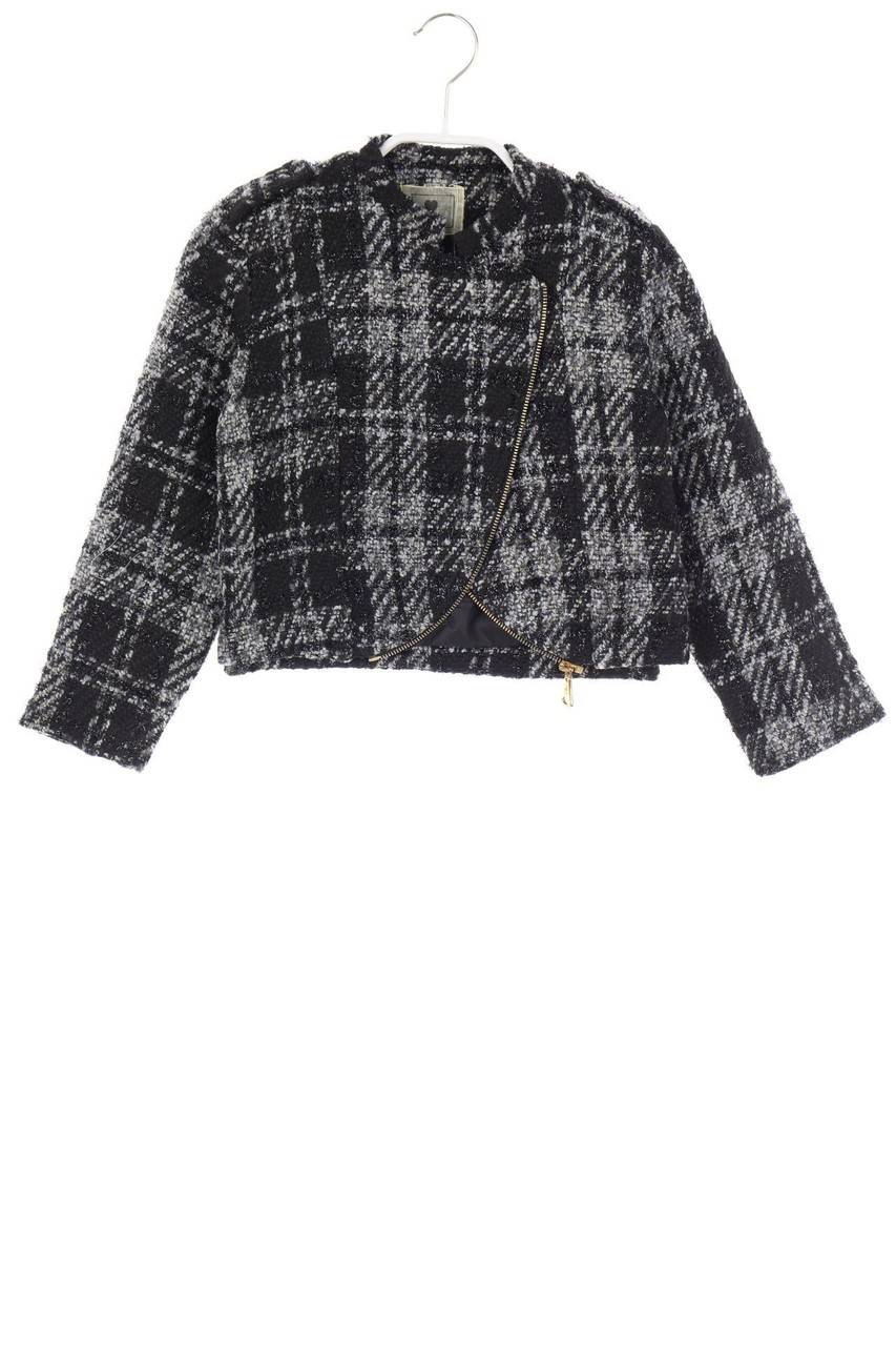 Carou to be too Bouclé-Jacke mit Glitzer