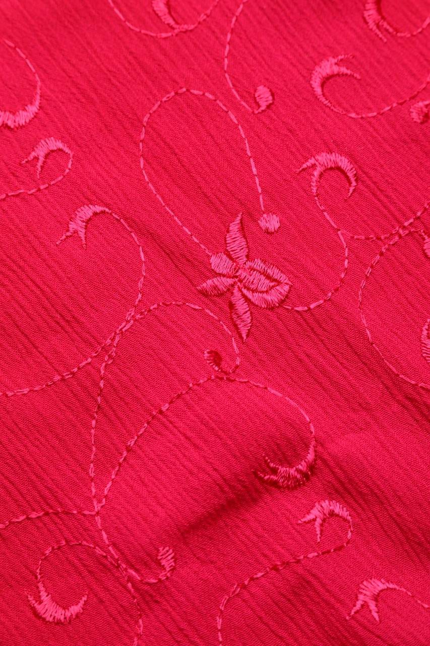 Carou TOGETHER! Kurzarm-Bluse Mit Stickereien