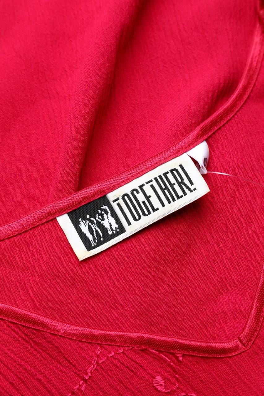 Carou TOGETHER! Kurzarm-Bluse Mit Stickereien